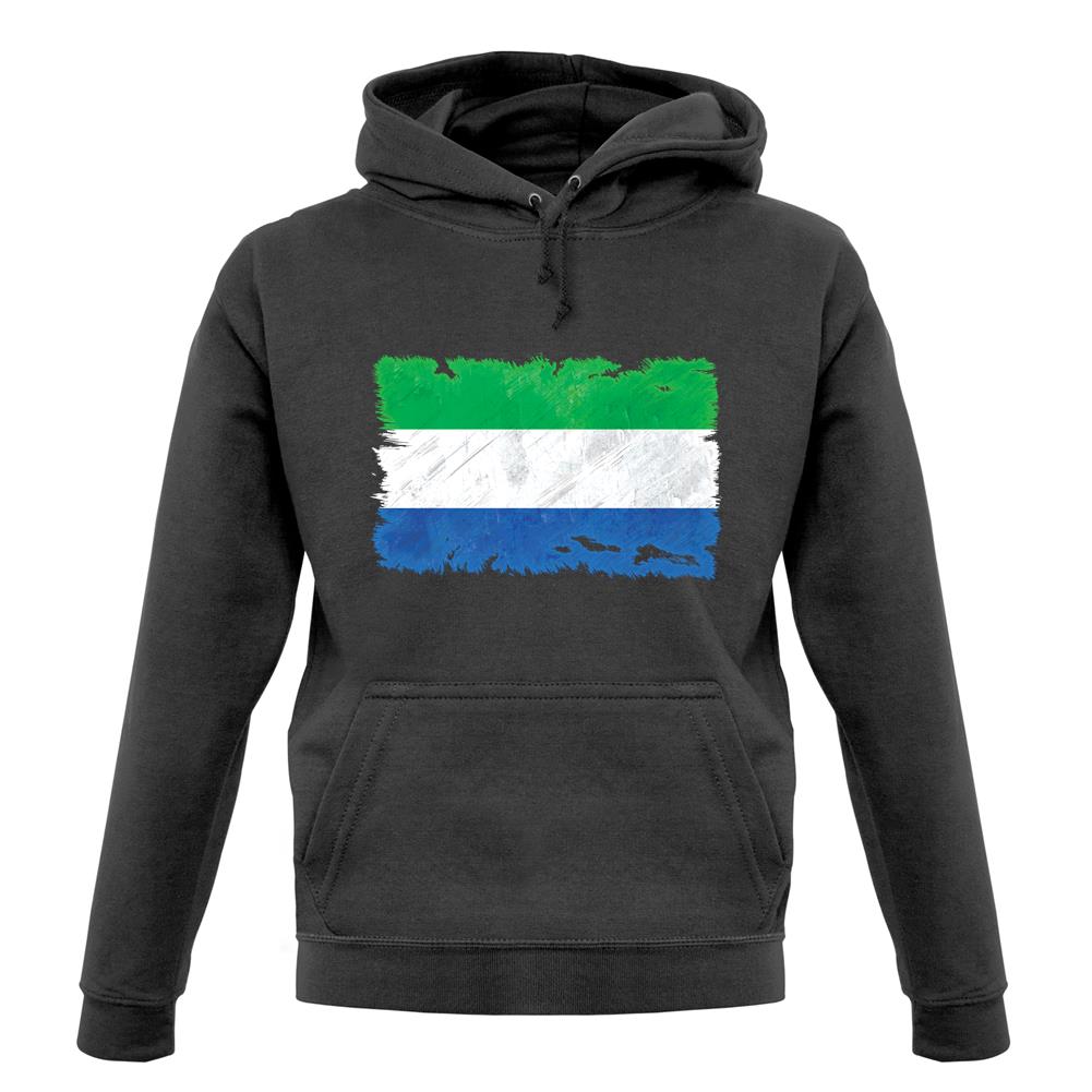 Sierra Leone Grunge Style Flag unisex hoodie Sierra Leone Grunge Style Flag unisex hoodie