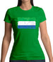 Sierra Leone Grunge Style Flag Womens T-Shirt Sierra Leone Grunge Style Flag Womens T-Shirt