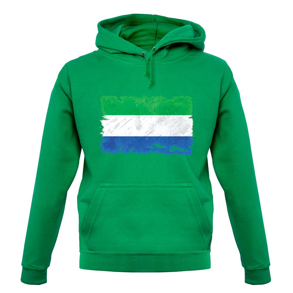 Sierra Leone Grunge Style Flag unisex hoodie Sierra Leone Grunge Style Flag unisex hoodie