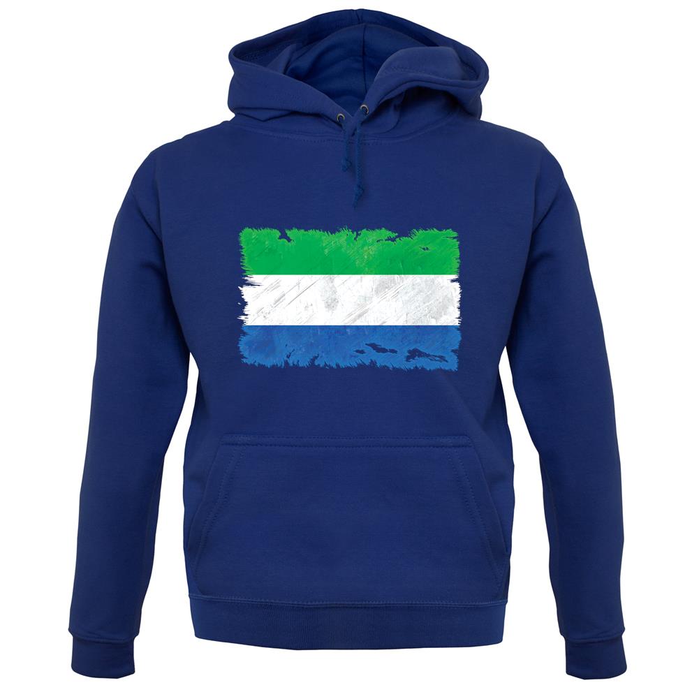 Sierra Leone Grunge Style Flag unisex hoodie Sierra Leone Grunge Style Flag unisex hoodie