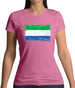 Sierra Leone Grunge Style Flag Womens T-Shirt Sierra Leone Grunge Style Flag Womens T-Shirt