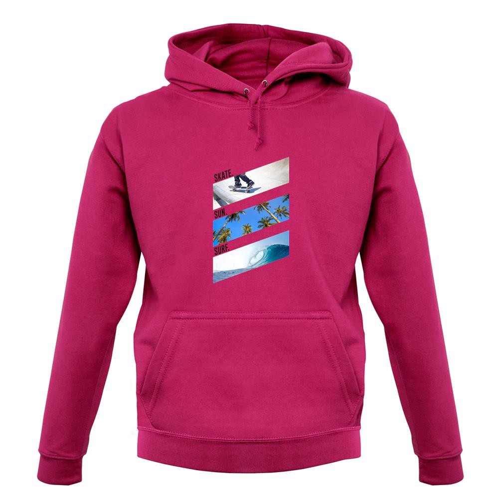 Skate Sun Surf unisex hoodie Skate Sun Surf unisex hoodie