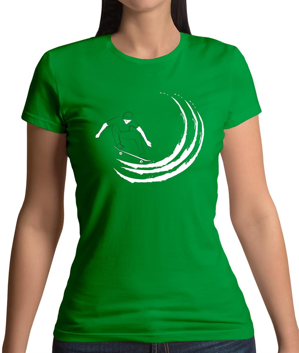 Skaters Swoosh Womens T-Shirt Skaters Swoosh Womens T-Shirt