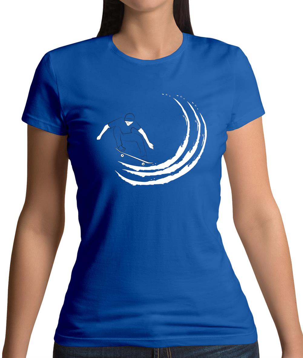 Skaters Swoosh Womens T-Shirt Skaters Swoosh Womens T-Shirt