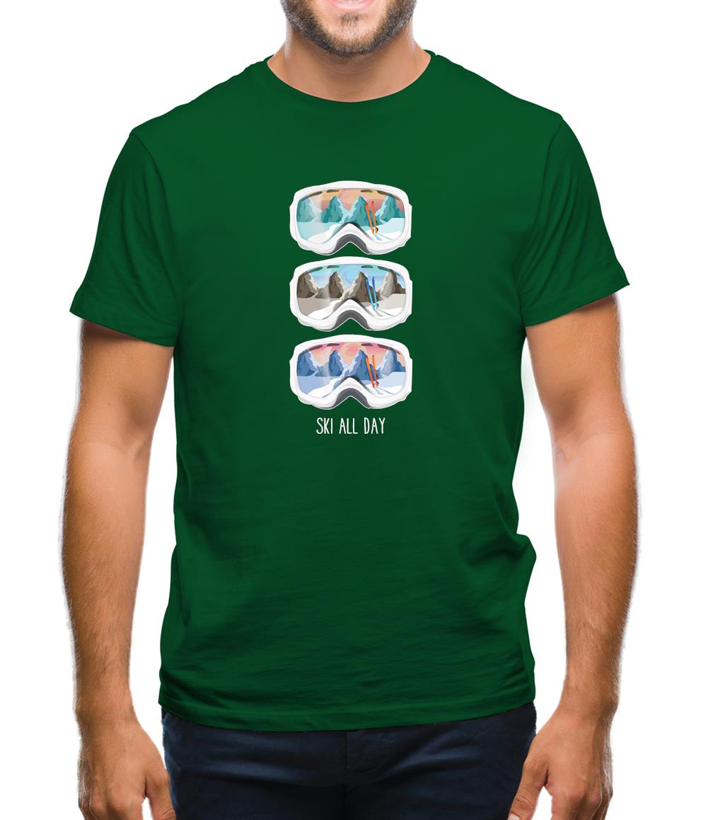 Ski All Day Mens T-Shirt Ski All Day Mens T-Shirt