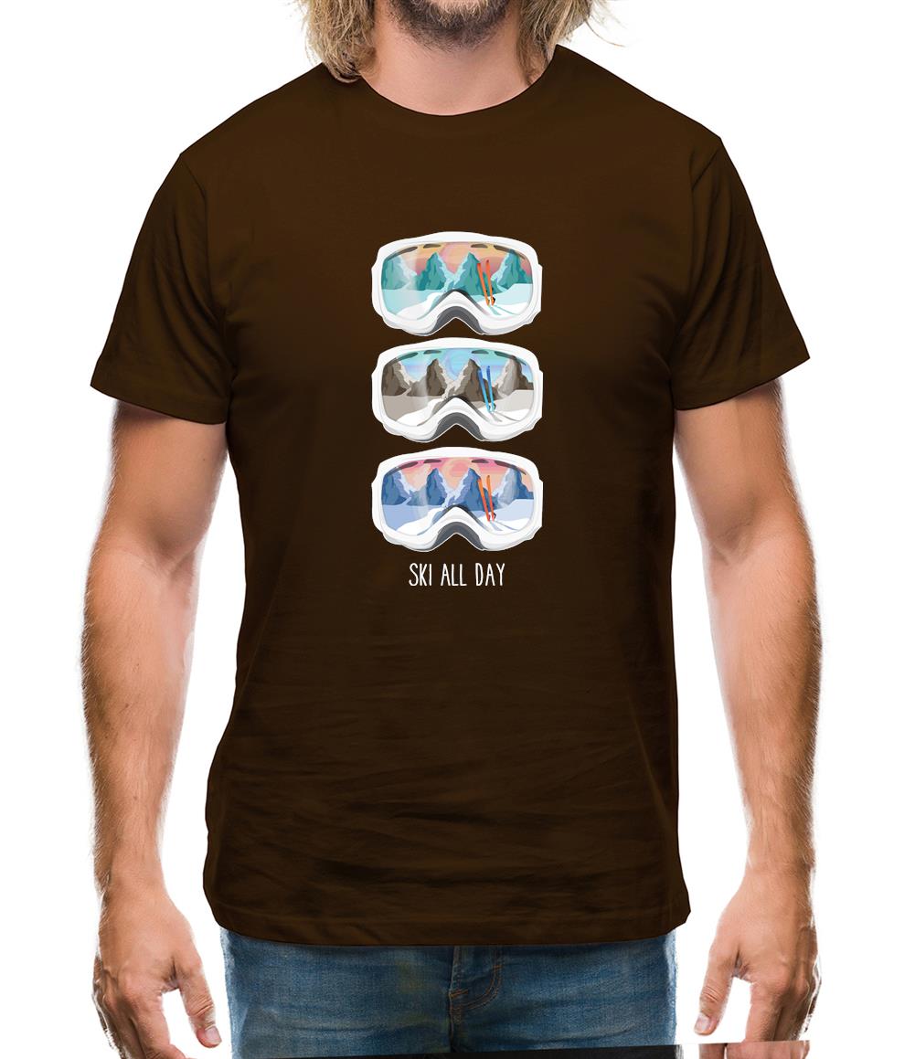 Ski All Day Mens T-Shirt Ski All Day Mens T-Shirt