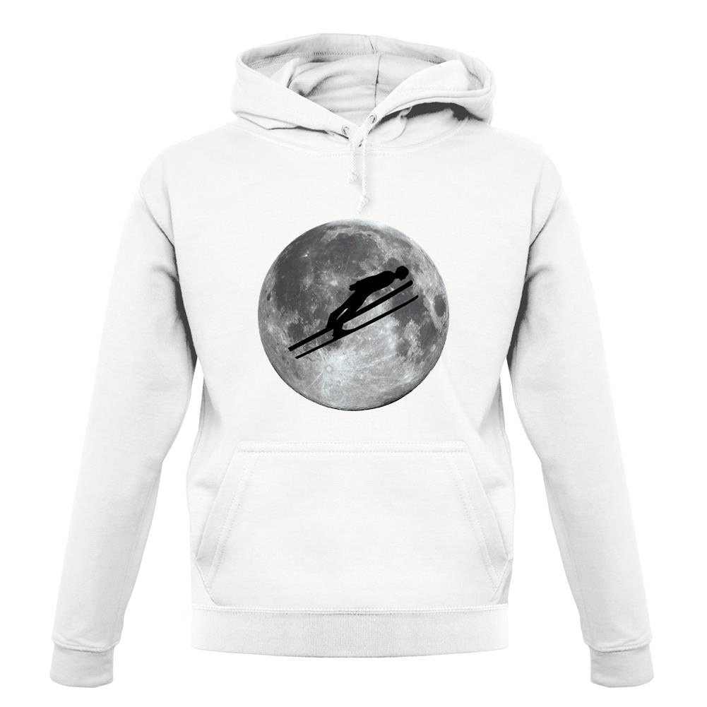 Ski Jump Moon unisex hoodie Ski Jump Moon unisex hoodie