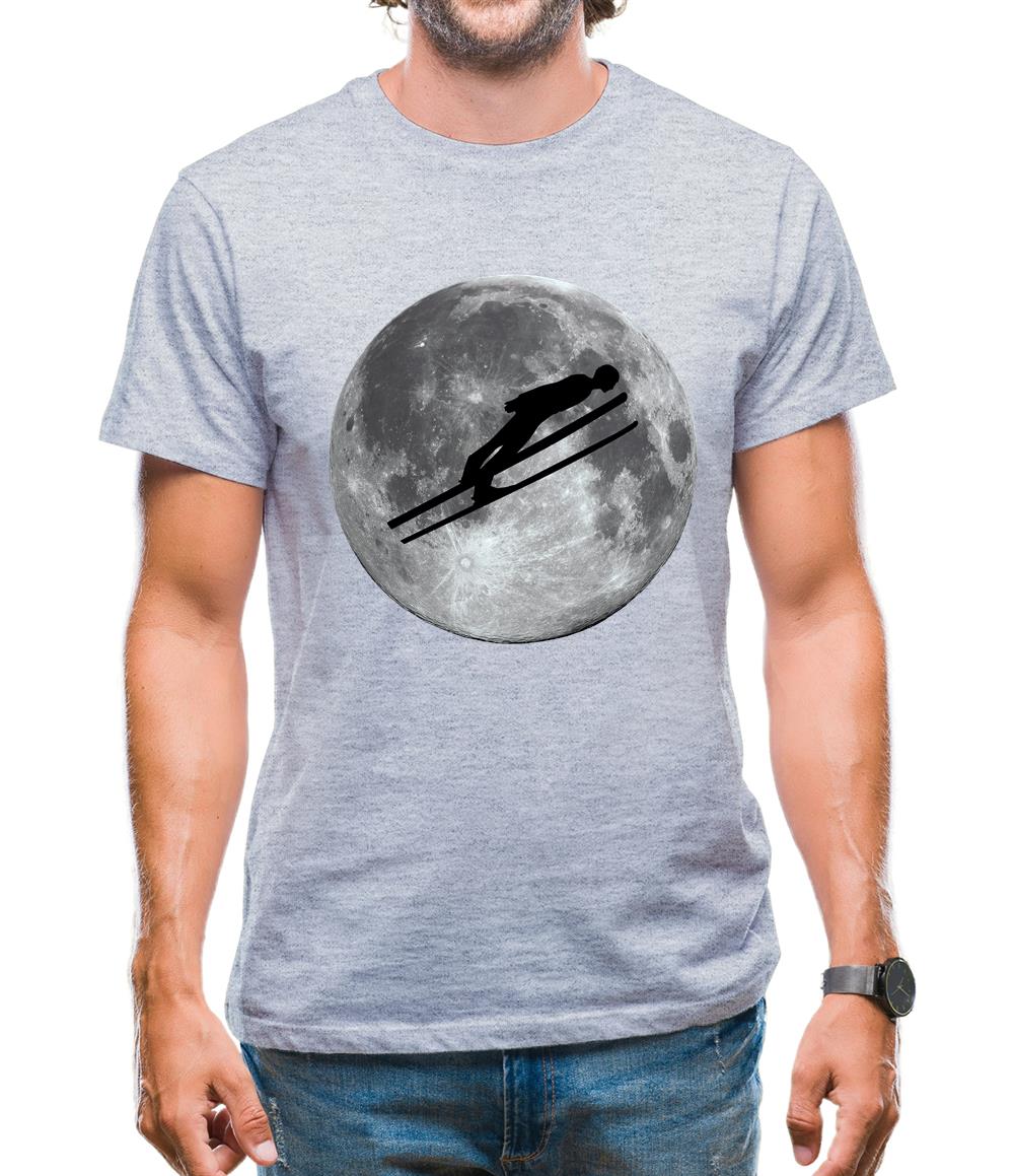 Ski Jump Moon Mens T-Shirt Ski Jump Moon Mens T-Shirt