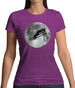 Ski Jump Moon Womens T-Shirt Ski Jump Moon Womens T-Shirt