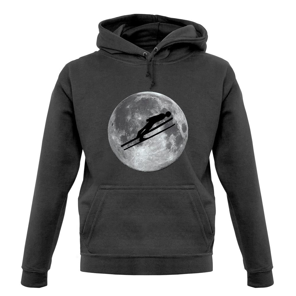 Ski Jump Moon unisex hoodie Ski Jump Moon unisex hoodie