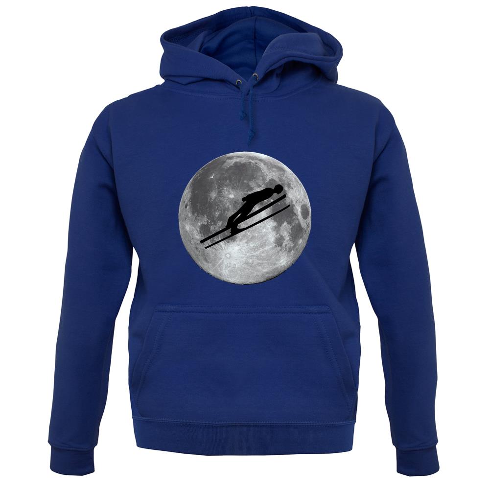 Ski Jump Moon unisex hoodie Ski Jump Moon unisex hoodie