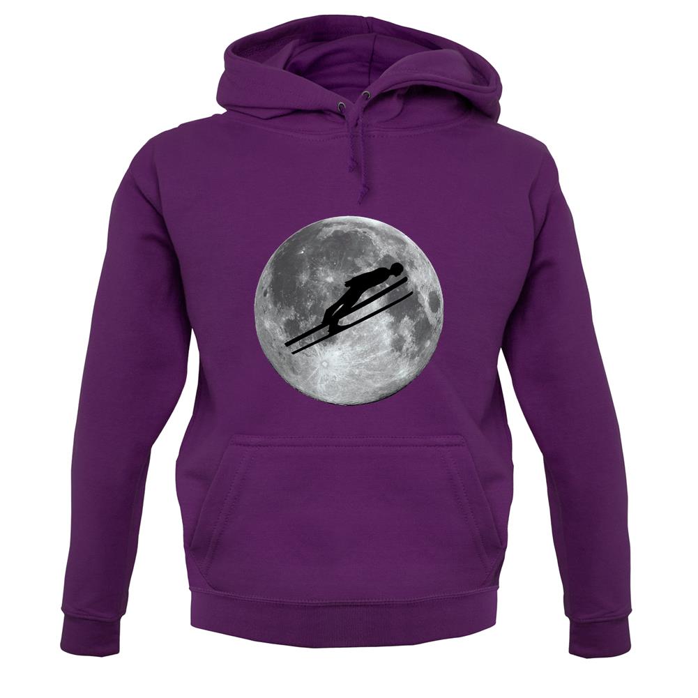 Ski Jump Moon unisex hoodie Ski Jump Moon unisex hoodie