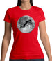 Ski Jump Moon Womens T-Shirt Ski Jump Moon Womens T-Shirt