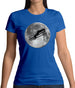 Ski Jump Moon Womens T-Shirt Ski Jump Moon Womens T-Shirt