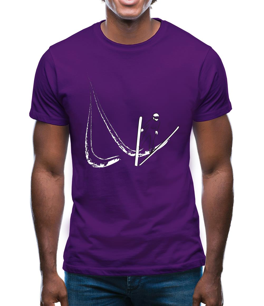 Ski Jump Swoosh Mens T-Shirt Ski Jump Swoosh Mens T-Shirt