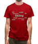 Skiing Languages Mens T-Shirt Skiing Languages Mens T-Shirt