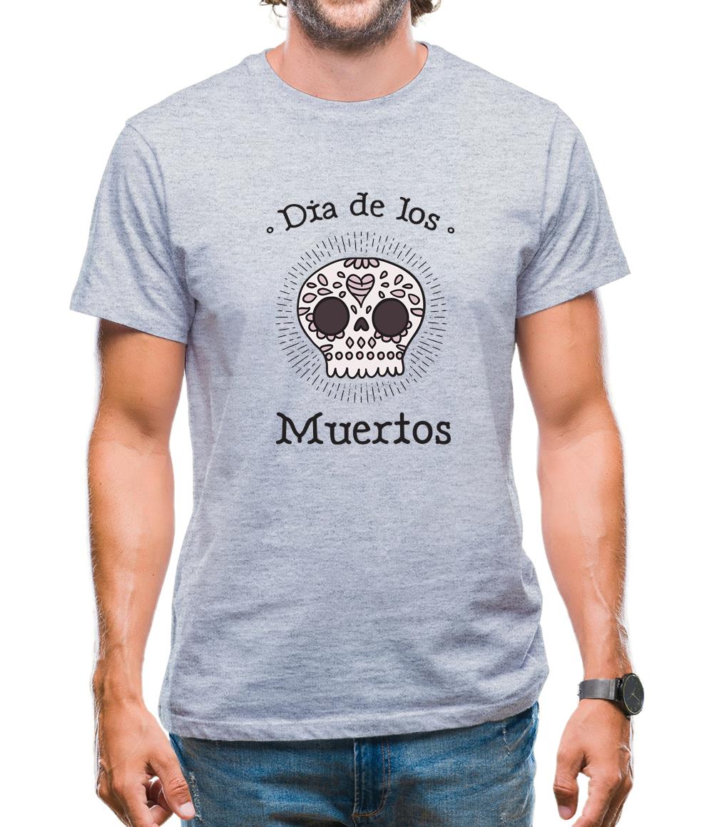 Dia De Los Muertos Skull Mens T-Shirt Dia De Los Muertos Skull Mens T-Shirt