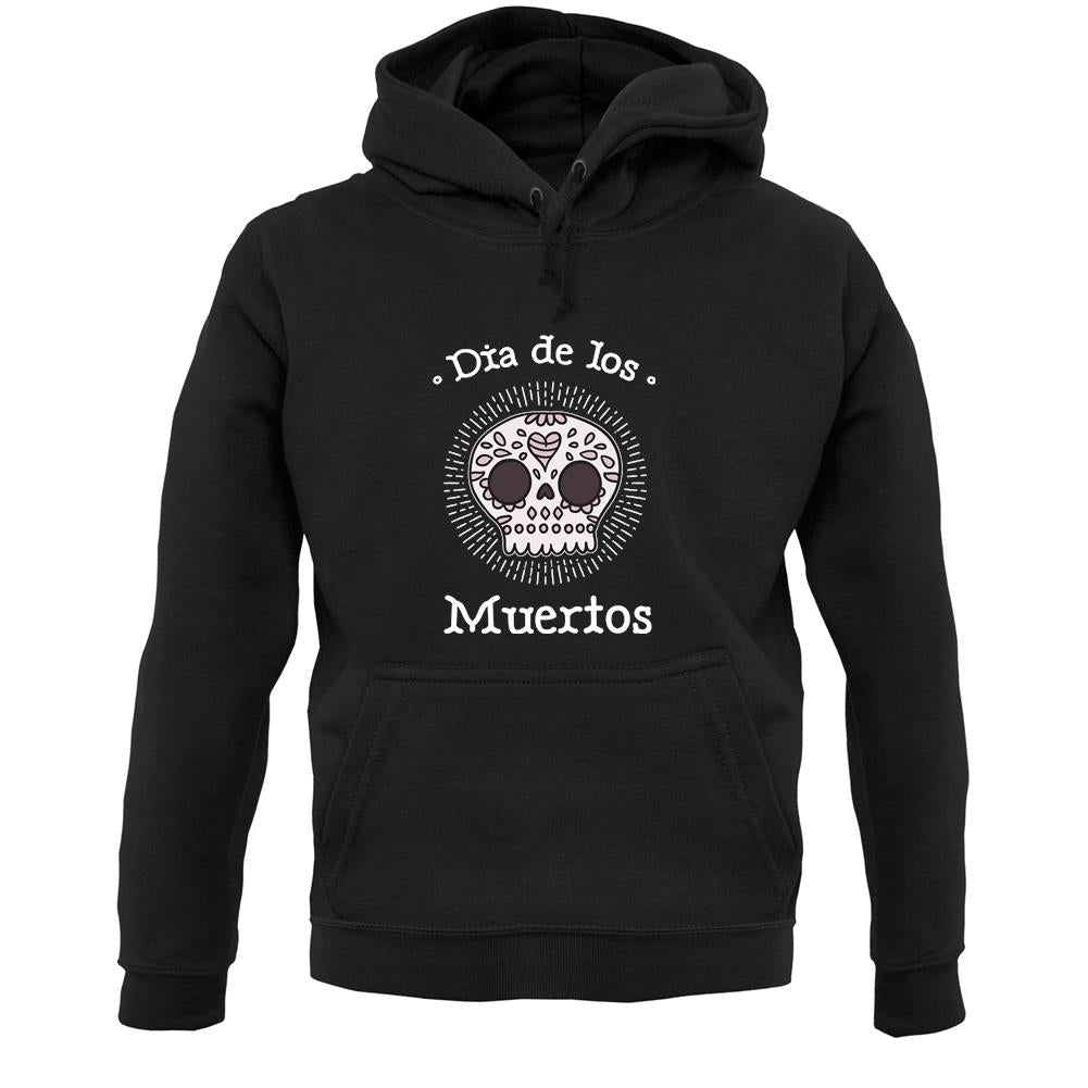 Dia De Los Muertos Skull Unisex Hoodie Tee.sh