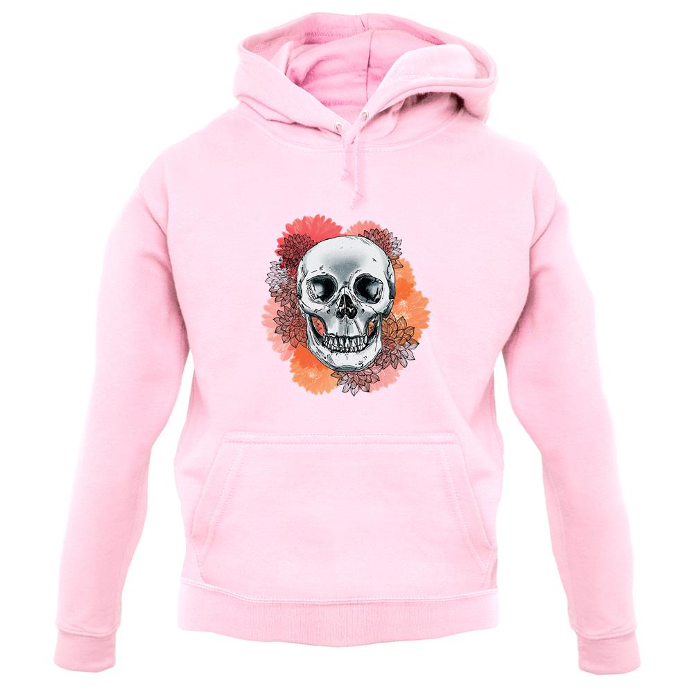Skull Flower unisex hoodie Skull Flower unisex hoodie