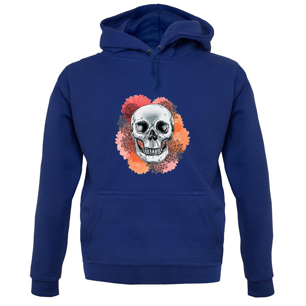 Skull Flower unisex hoodie Skull Flower unisex hoodie