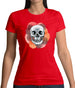 Skull Flower Womens T-Shirt Skull Flower Womens T-Shirt