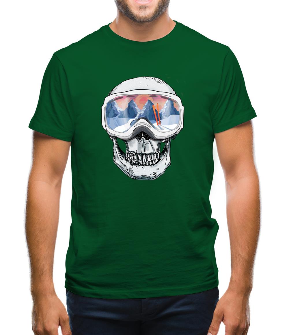 Skull With Ski Mask Mens T-Shirt Skull With Ski Mask Mens T-Shirt