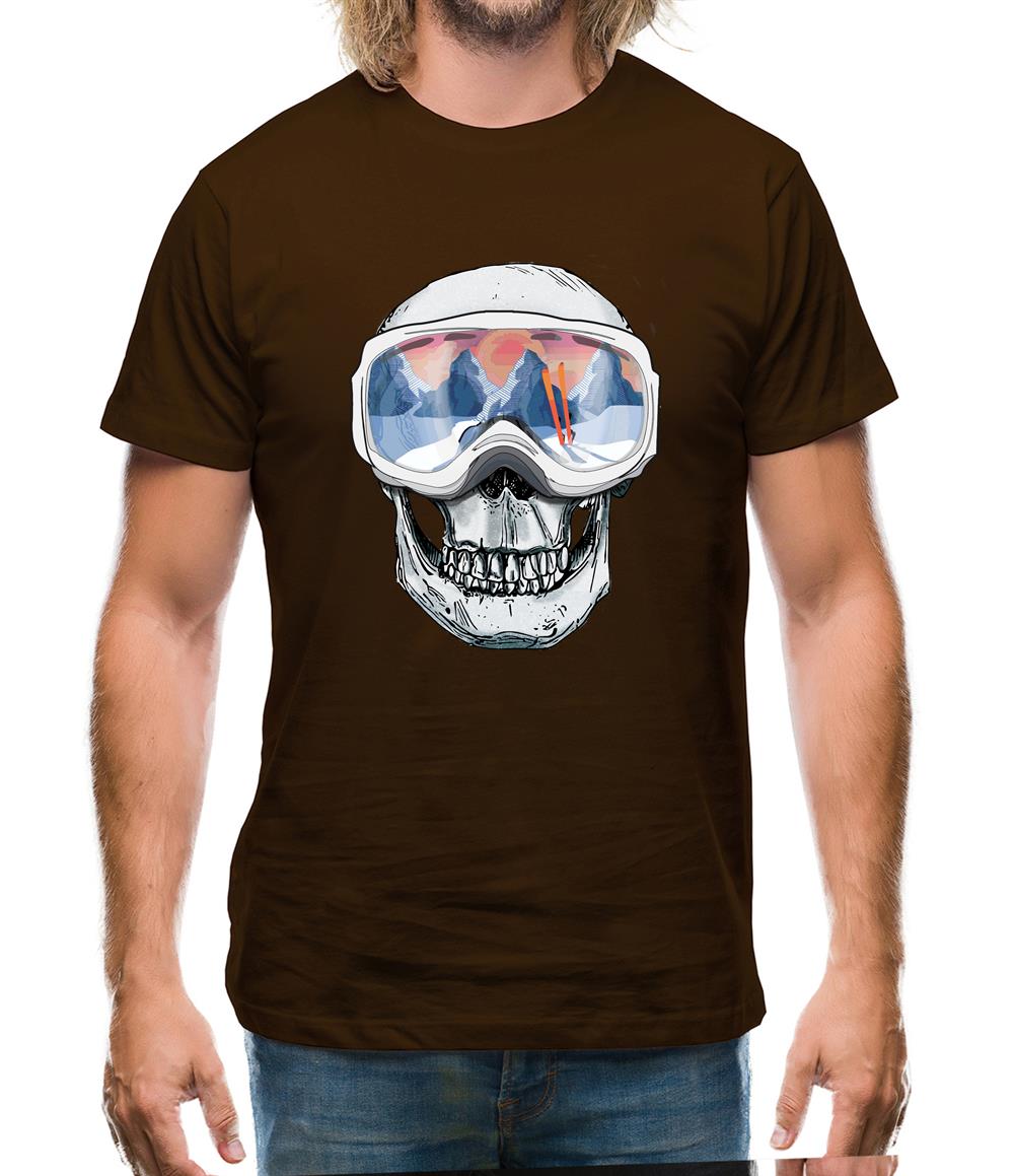 Skull With Ski Mask Mens T-Shirt Skull With Ski Mask Mens T-Shirt