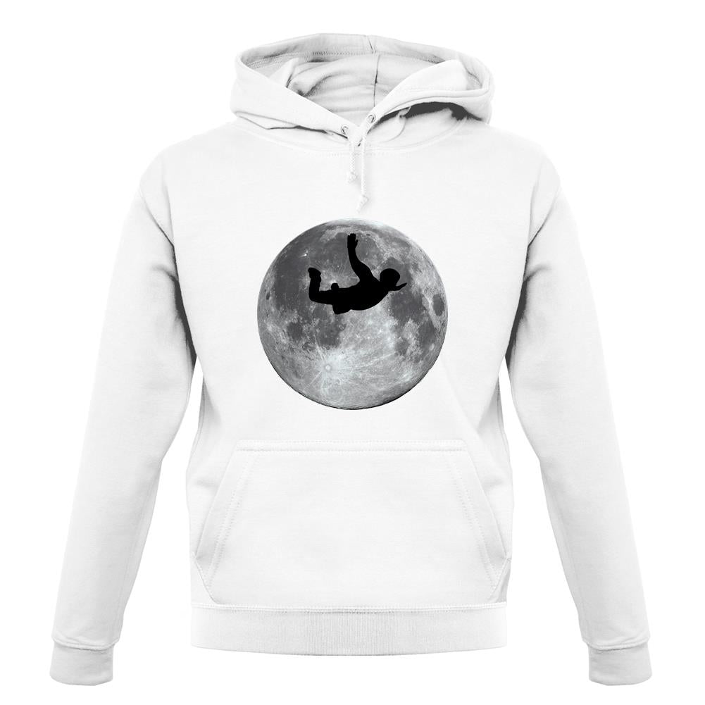 Sky Diving Moon unisex hoodie Sky Diving Moon unisex hoodie