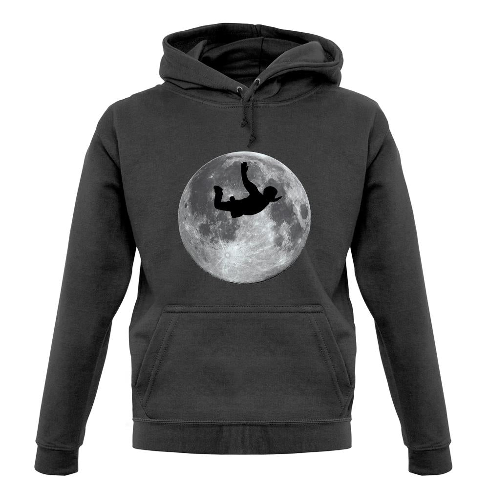 Sky Diving Moon unisex hoodie Sky Diving Moon unisex hoodie