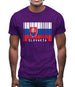 Slovakia Barcode Style Flag Mens T-Shirt Slovakia Barcode Style Flag Mens T-Shirt