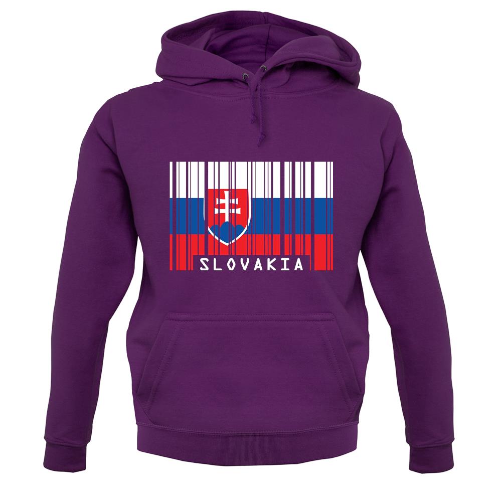 Slovakia Barcode Style Flag unisex hoodie Slovakia Barcode Style Flag unisex hoodie