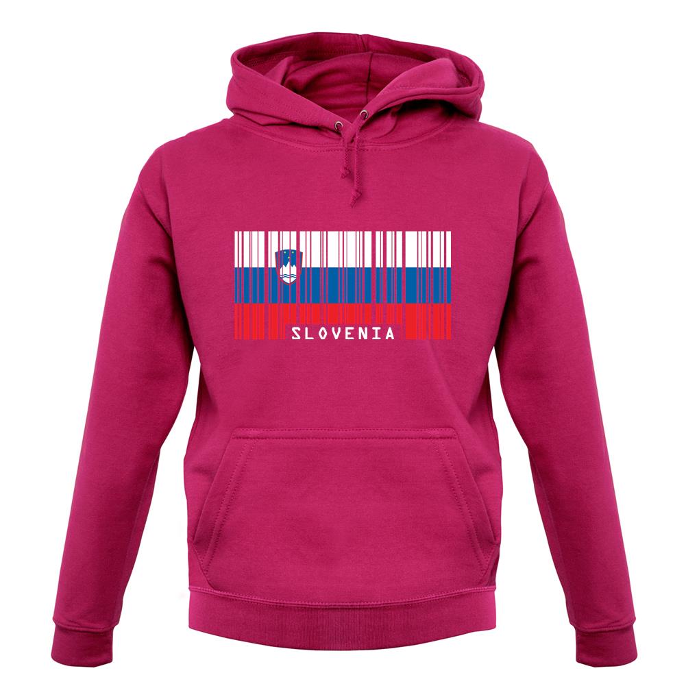 Slovenia Barcode Style Flag unisex hoodie Slovenia Barcode Style Flag unisex hoodie