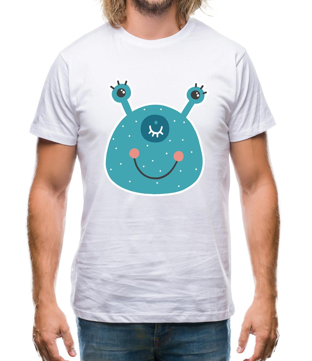 Smiley Face Alien Mens T-Shirt Smiley Face Alien Mens T-Shirt