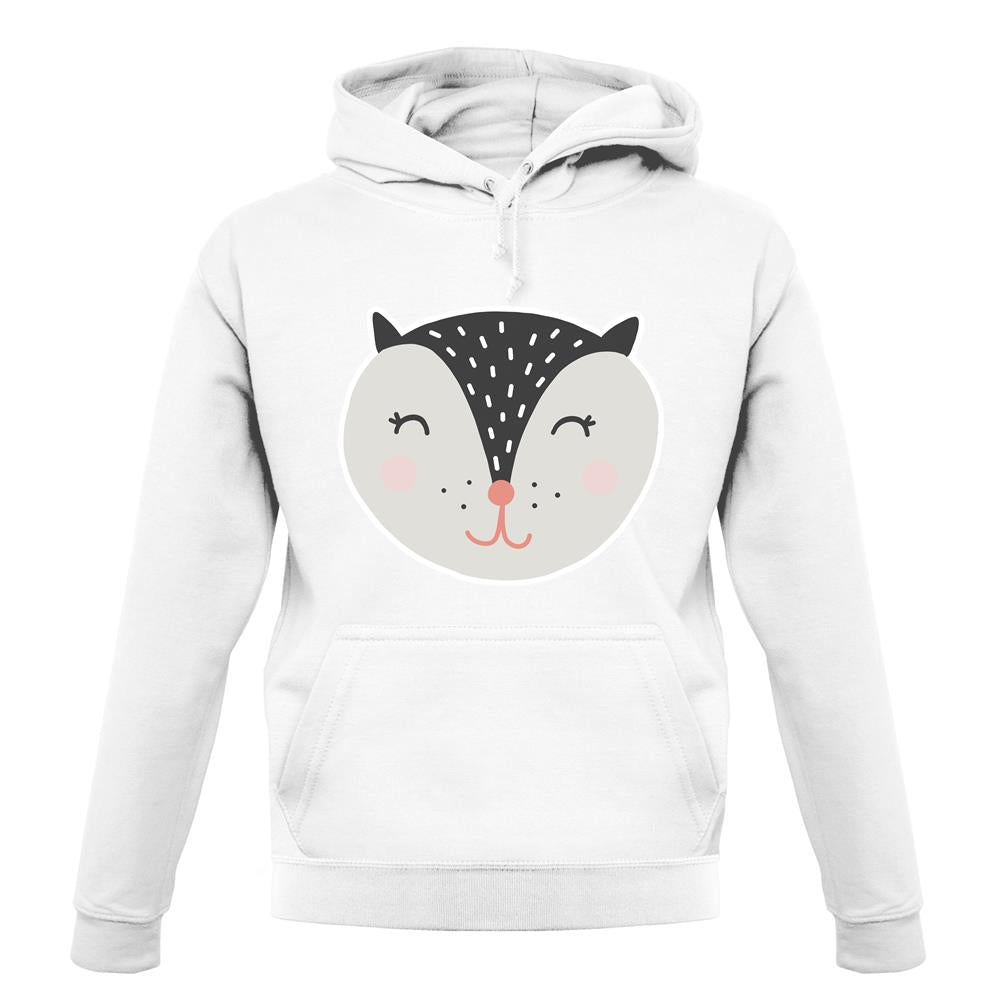 Smiley Face Badger unisex hoodie Smiley Face Badger unisex hoodie