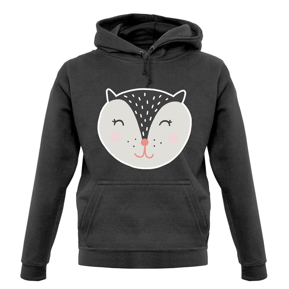 Smiley Face Badger unisex hoodie Smiley Face Badger unisex hoodie