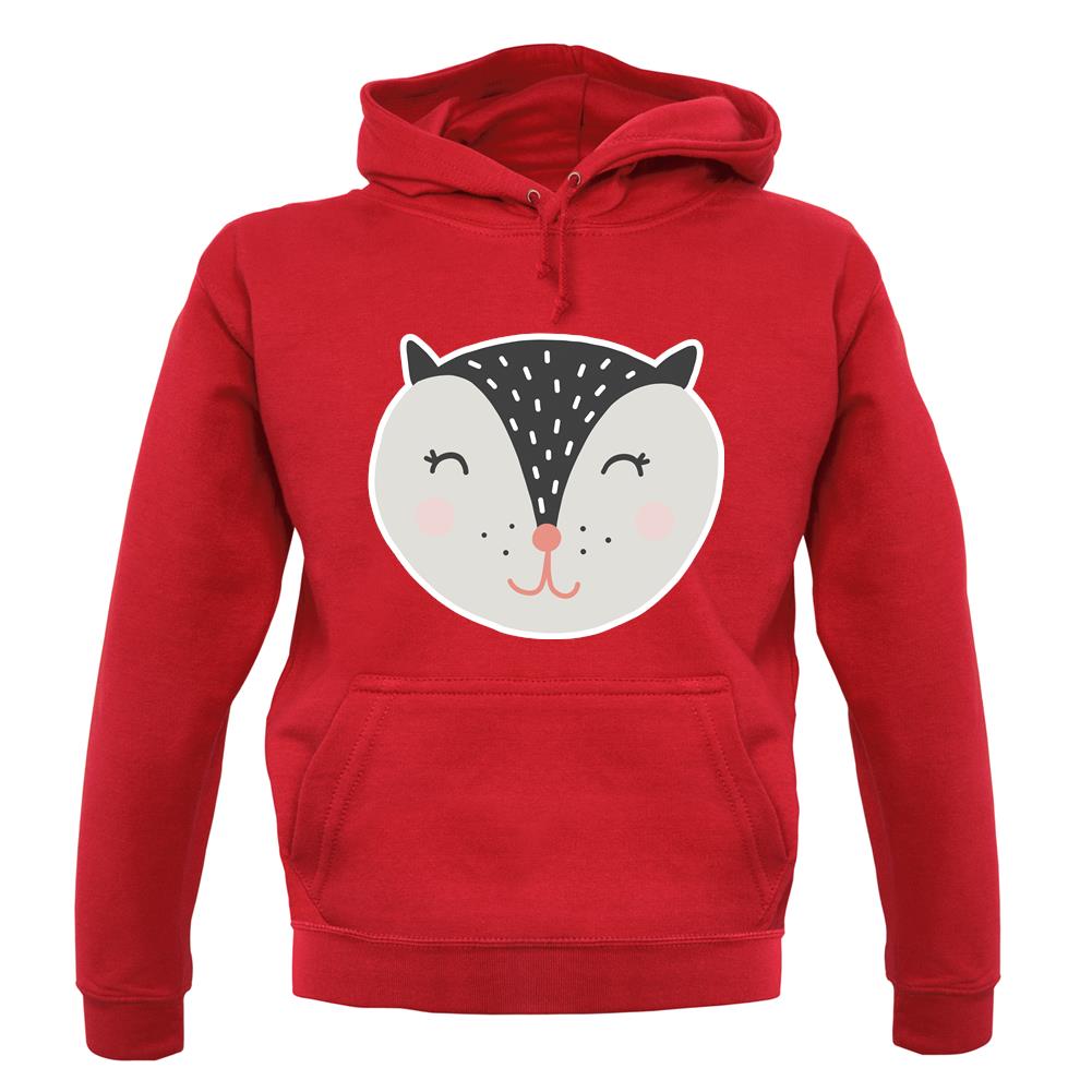 Smiley Face Badger unisex hoodie Smiley Face Badger unisex hoodie