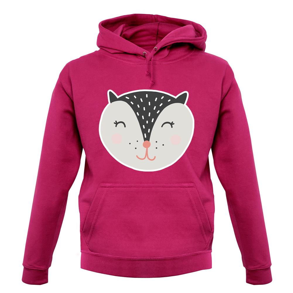 Smiley Face Badger unisex hoodie Smiley Face Badger unisex hoodie