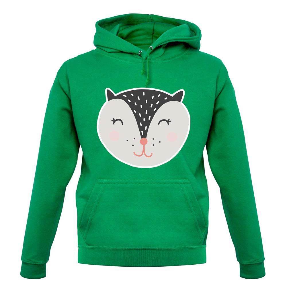 Smiley Face Badger unisex hoodie Smiley Face Badger unisex hoodie