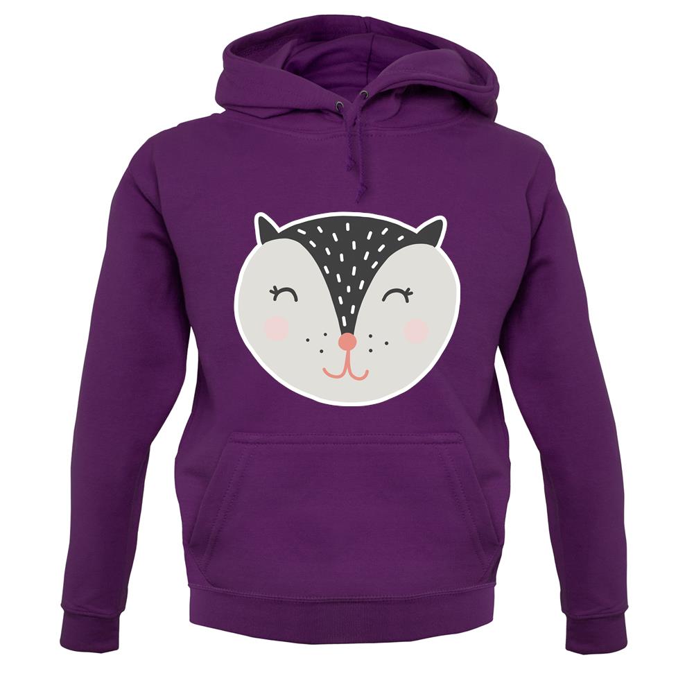 Smiley Face Badger unisex hoodie Smiley Face Badger unisex hoodie
