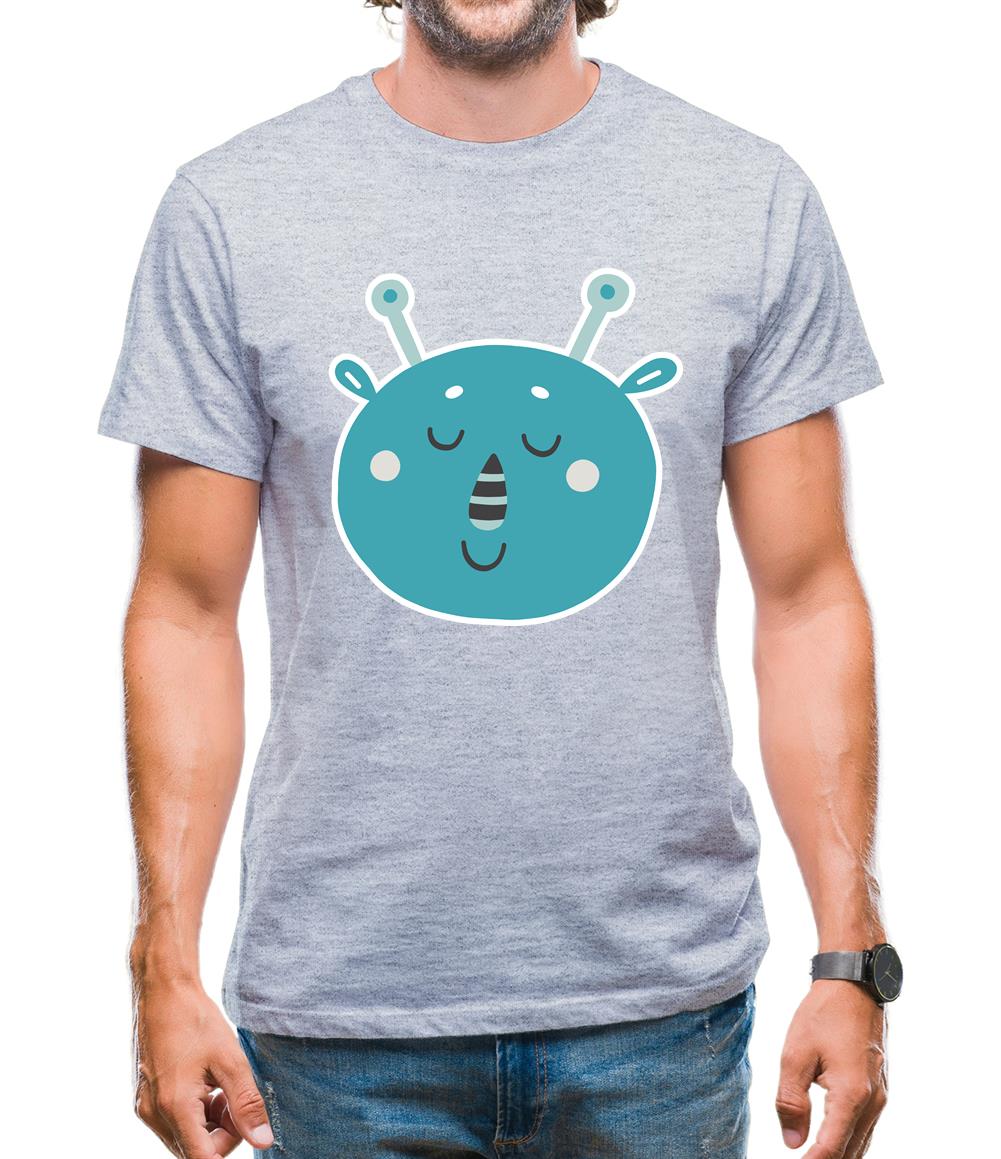 Smiley Face Martian Mens T-Shirt Smiley Face Martian Mens T-Shirt