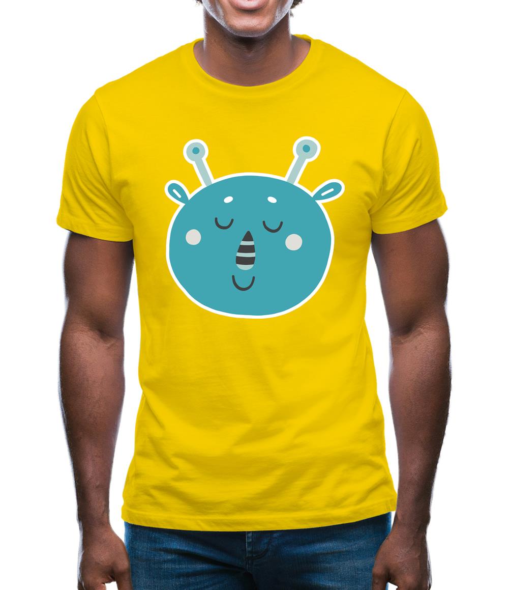 Smiley Face Martian Mens T-Shirt Smiley Face Martian Mens T-Shirt