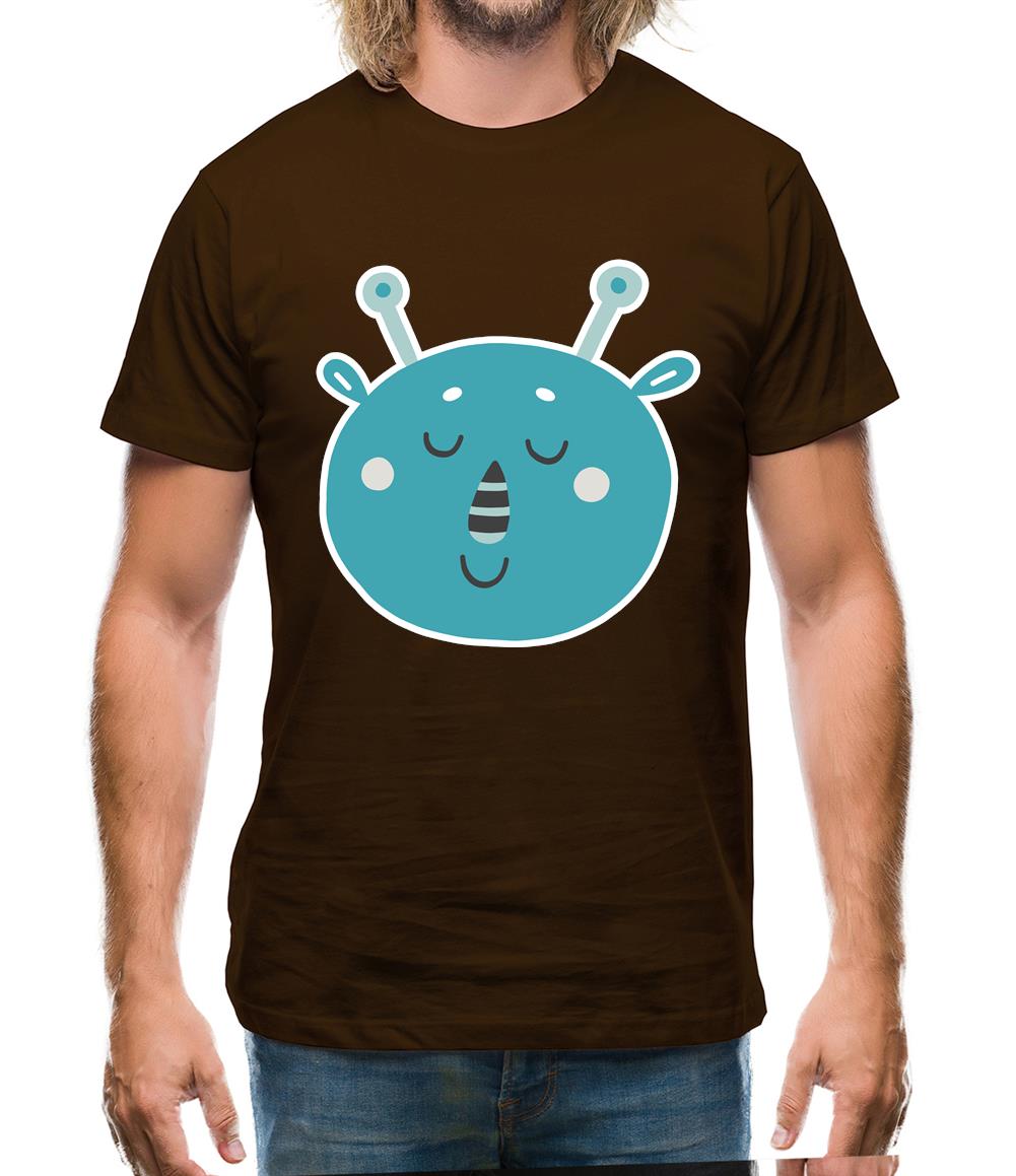 Smiley Face Martian Mens T-Shirt Smiley Face Martian Mens T-Shirt
