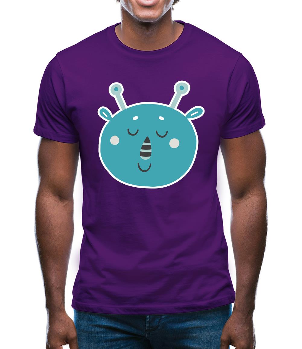 Smiley Face Martian Mens T-Shirt Smiley Face Martian Mens T-Shirt