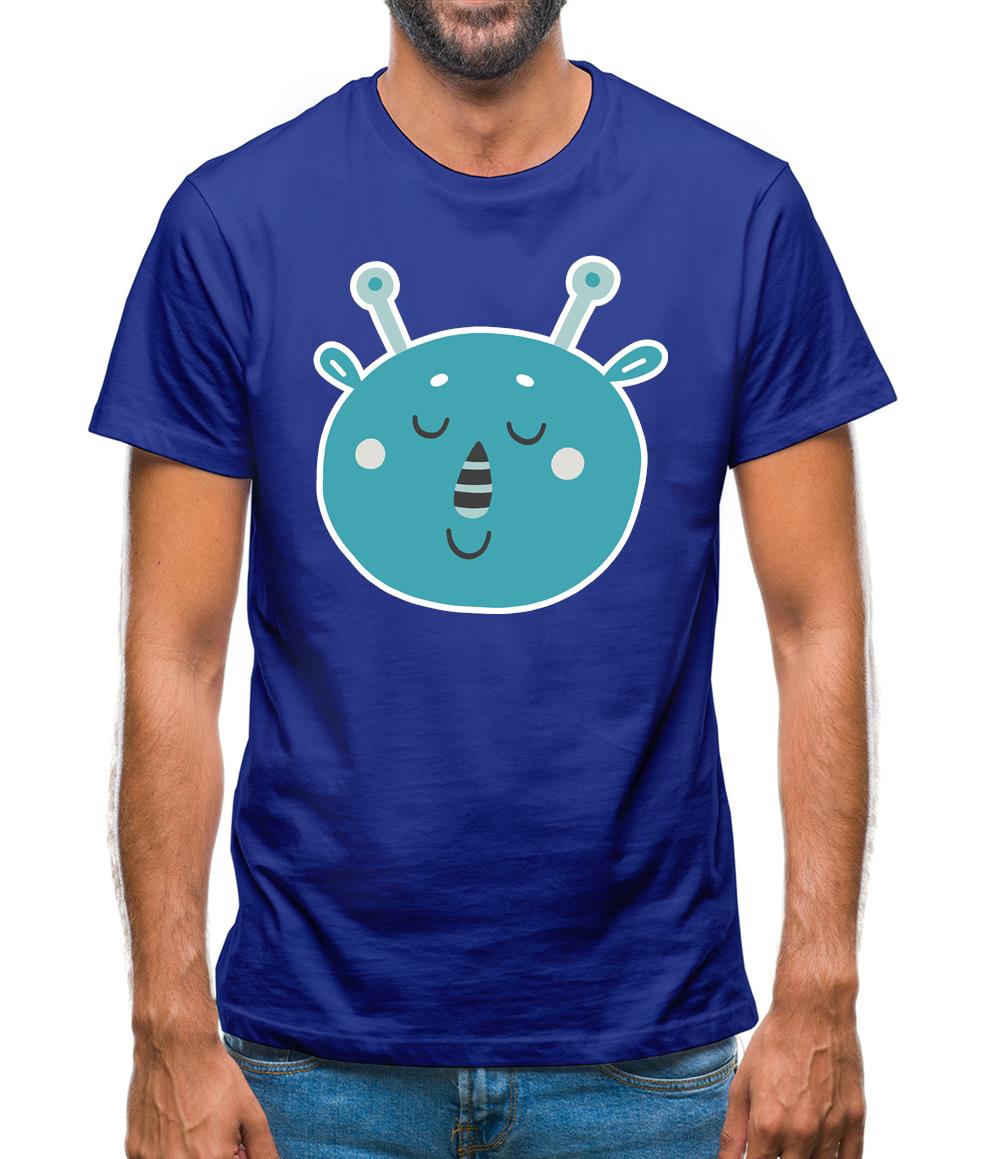 Smiley Face Martian Mens T-Shirt Smiley Face Martian Mens T-Shirt