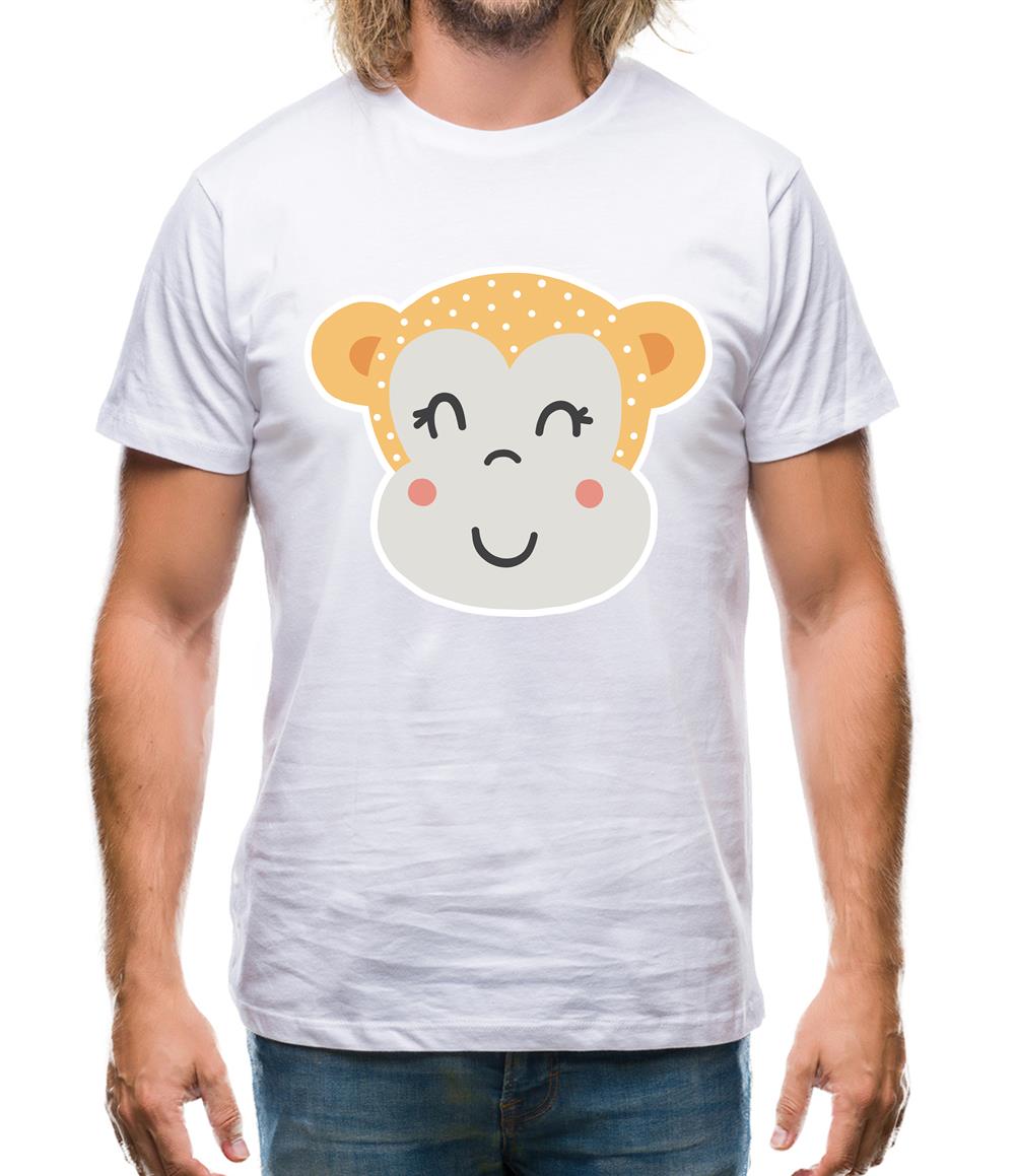 Smiley Face Monkey Mens T-Shirt Smiley Face Monkey Mens T-Shirt