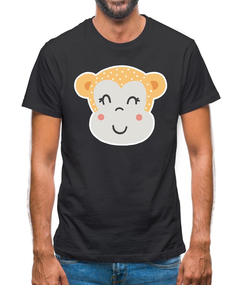 Smiley Face Monkey Mens T-Shirt Smiley Face Monkey Mens T-Shirt