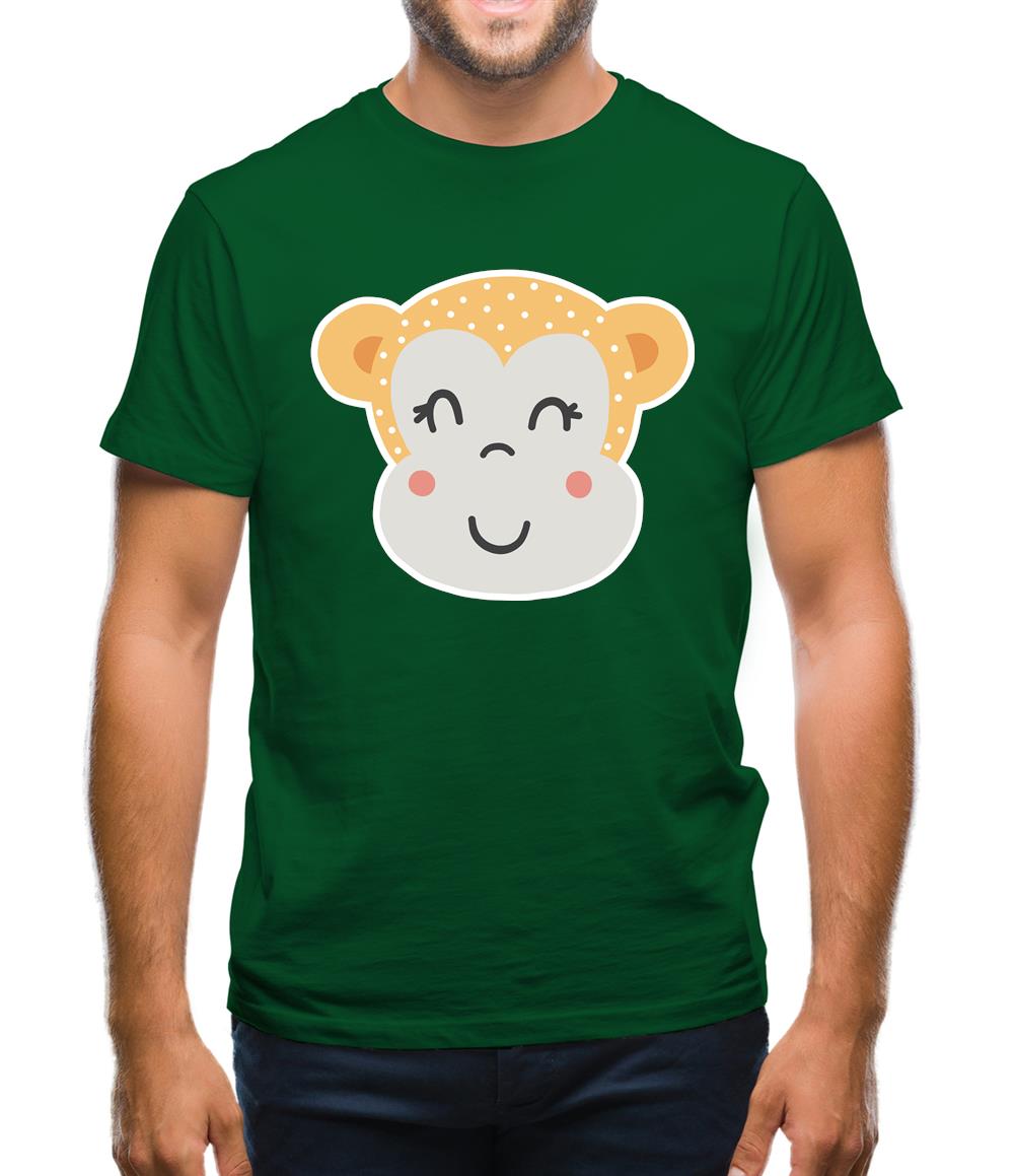 Smiley Face Monkey Mens T-Shirt Smiley Face Monkey Mens T-Shirt