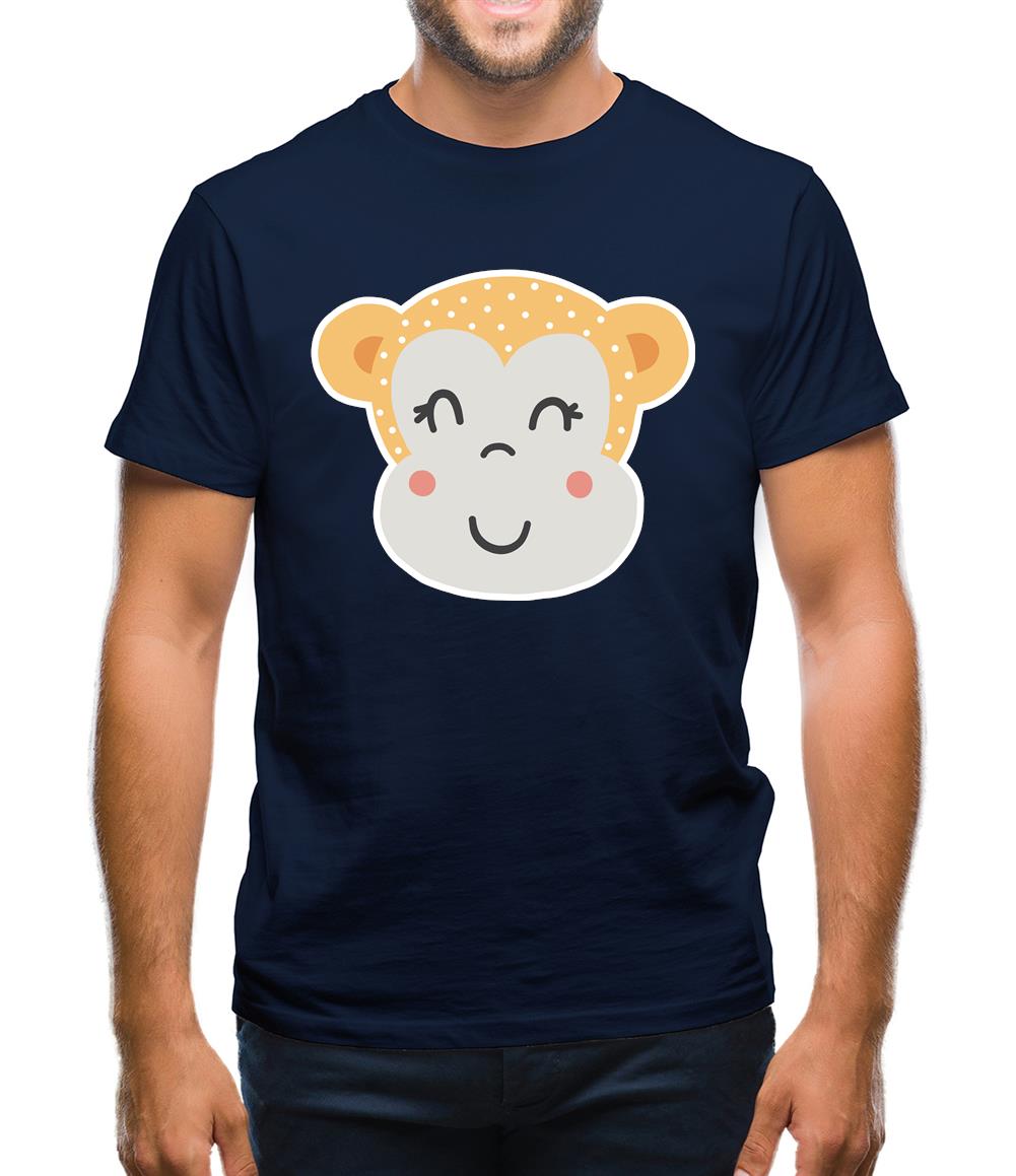 Smiley Face Monkey Mens T-Shirt Smiley Face Monkey Mens T-Shirt