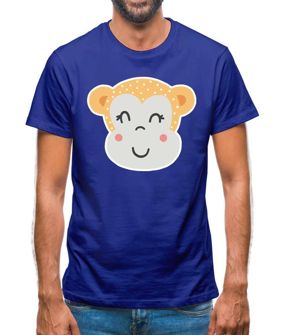 Smiley Face Monkey Mens T-Shirt Smiley Face Monkey Mens T-Shirt