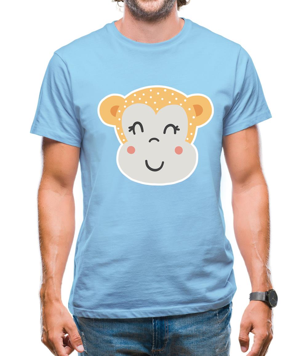 Smiley Face Monkey Mens T-Shirt Smiley Face Monkey Mens T-Shirt